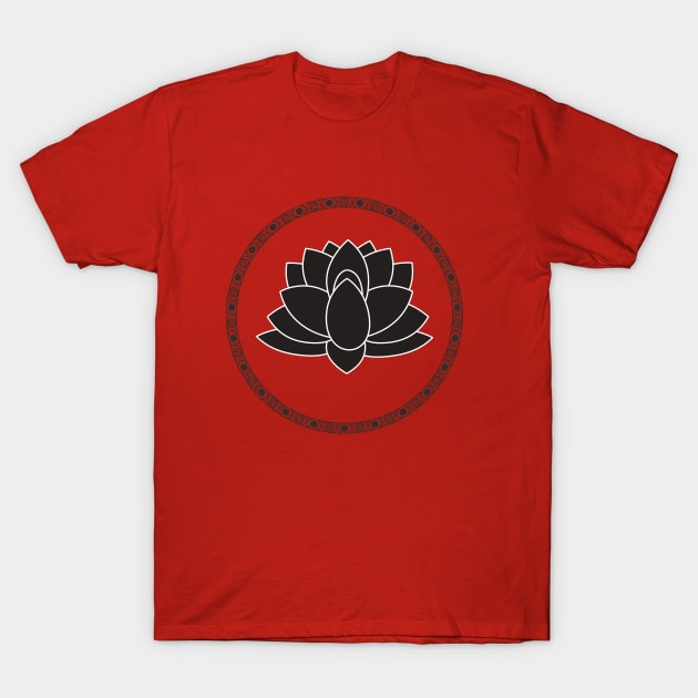 Lotus Yoga top T-Shirt by Doddle Art